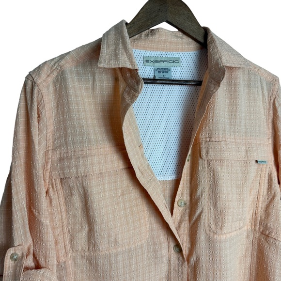 Exofficio Women's Camping Athletic Long Sleeve Button Down Shirt Vented Size S - Picture 5 of 9